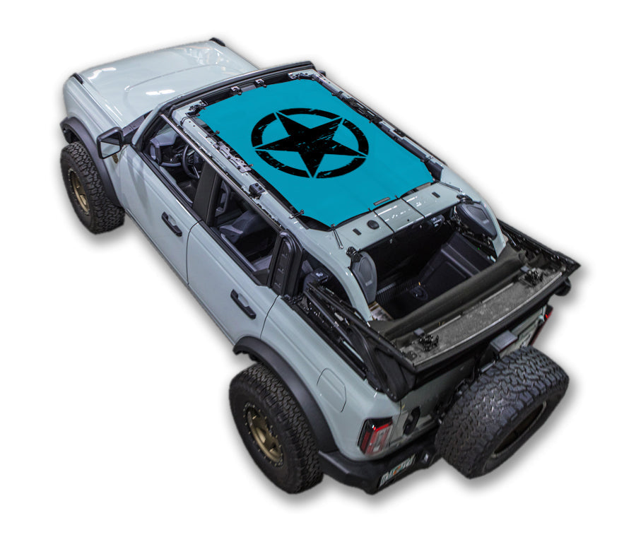 Ford Bronco Sun Shade Stock Printed Shade Top (2021–2026)