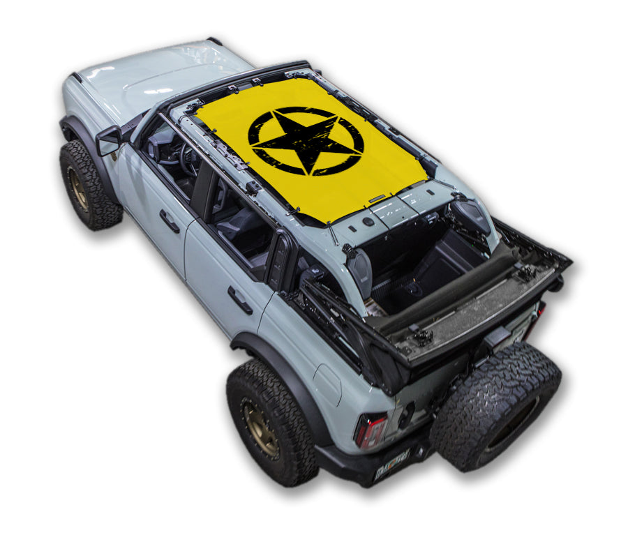 Ford Bronco Sun Shade Stock Printed Shade Top (2021–2026)
