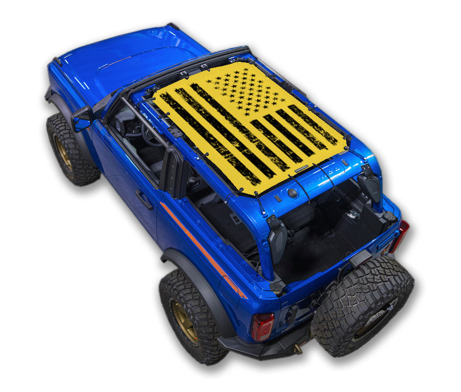 Ford Bronco Sun Shade Stock Printed Shade Top (2021–2026)
