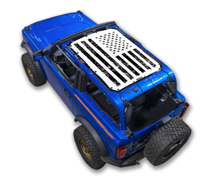 Ford Bronco Sun Shade Stock Printed Shade Top (2021–2026)