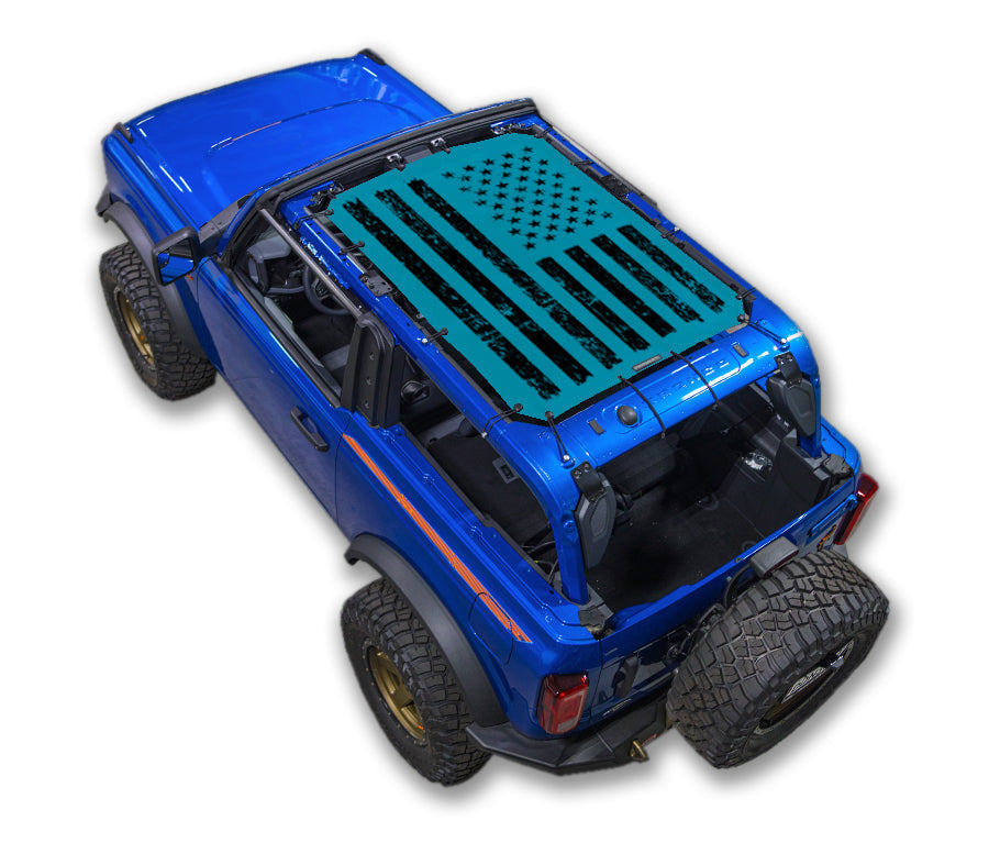 Ford Bronco Sun Shade Stock Printed Shade Top (2021–2026)