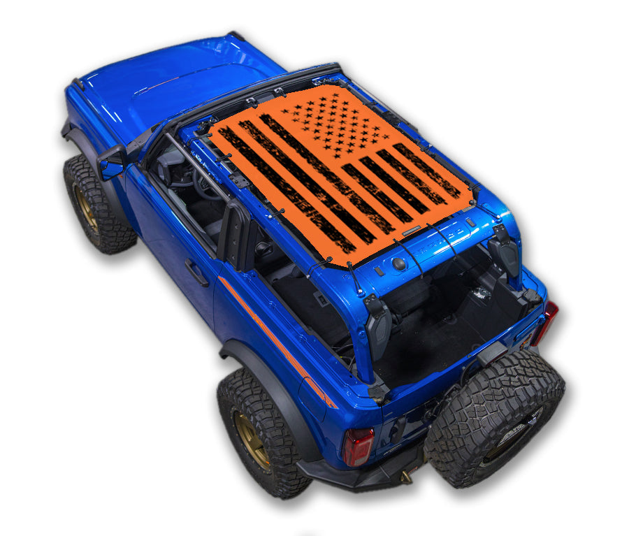 Ford Bronco Sun Shade Stock Printed Shade Top (2021–2026)