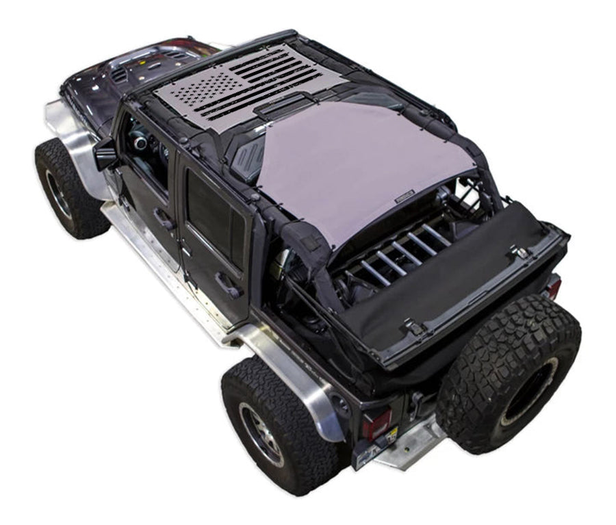 Jeep Wrangler JKU 4-Door Sun Shade Stock Printed Shade Top (2007–2017)