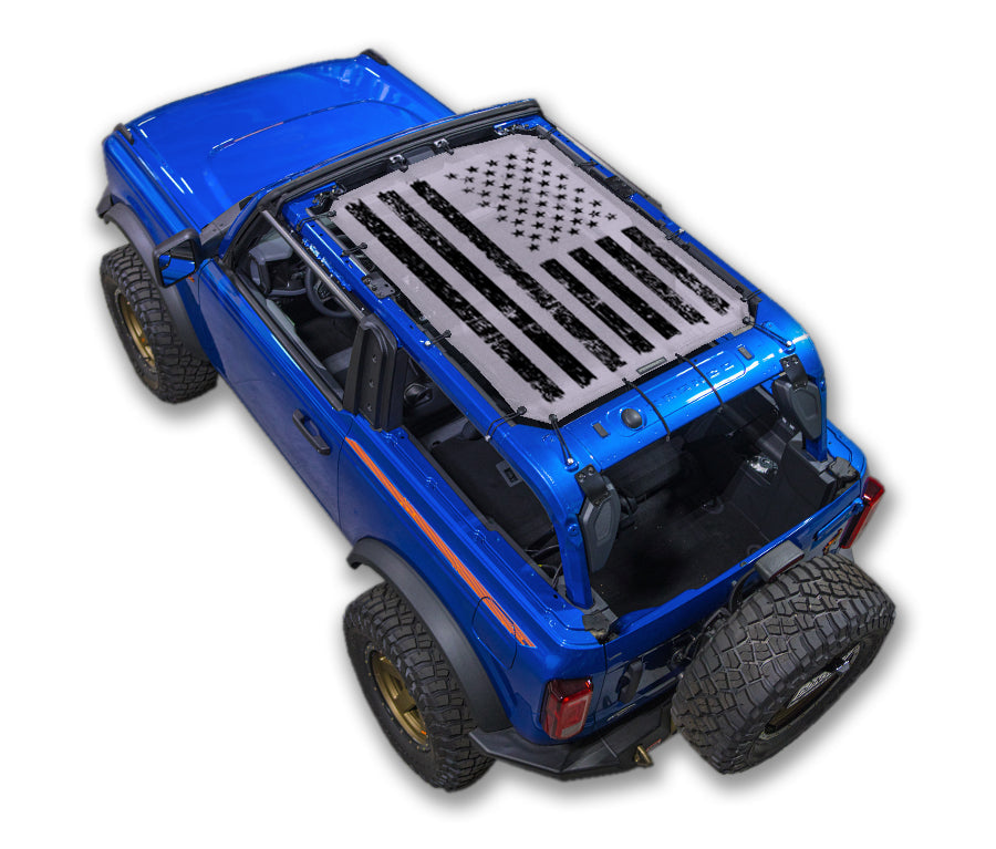 Ford Bronco Sun Shade Stock Printed Shade Top (2021–2026)