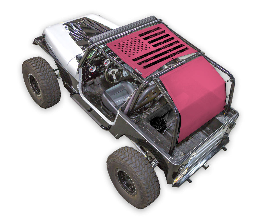 Jeep Wrangler YJ Sun Shade Stock Printed Shade Top (1987–1996)