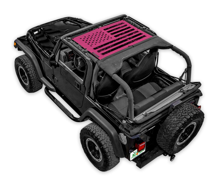 Jeep Wrangler TJ Sun Shade Stock Printed Shade Top (1997–2006)