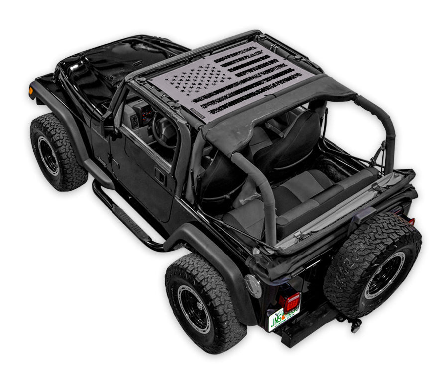 Jeep Wrangler TJ Sun Shade Stock Printed Shade Top (1997–2006)