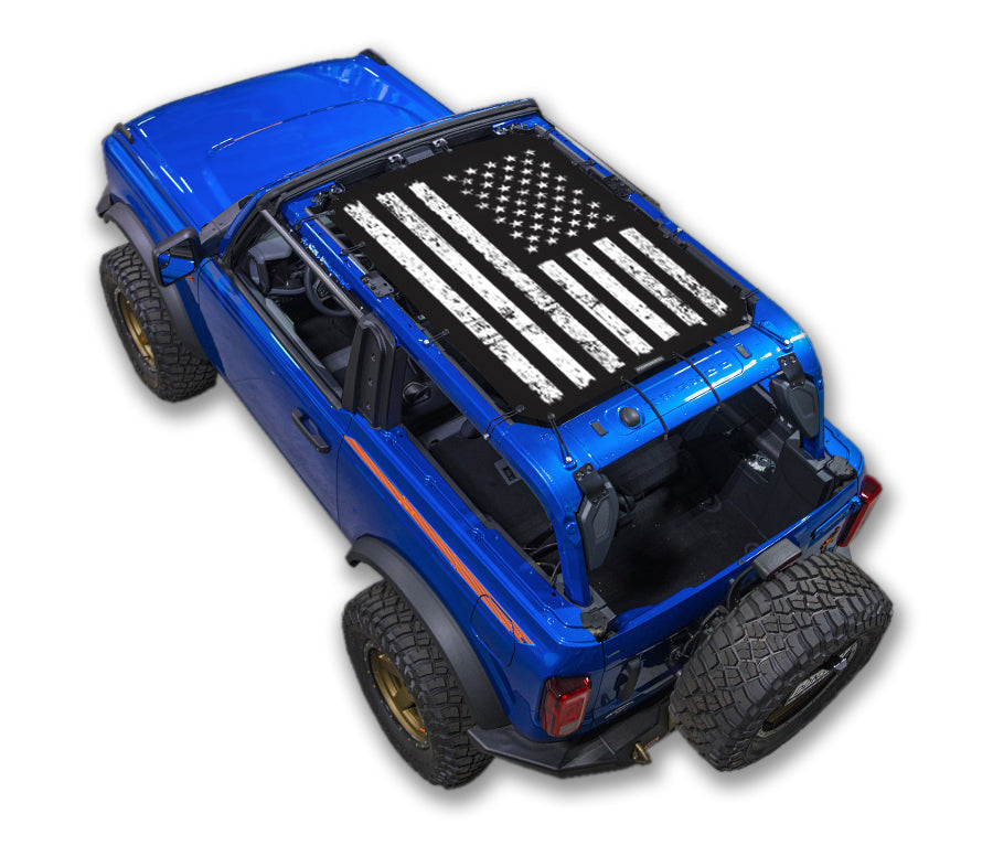Ford Bronco Sun Shade Stock Printed Shade Top (2021–2026)