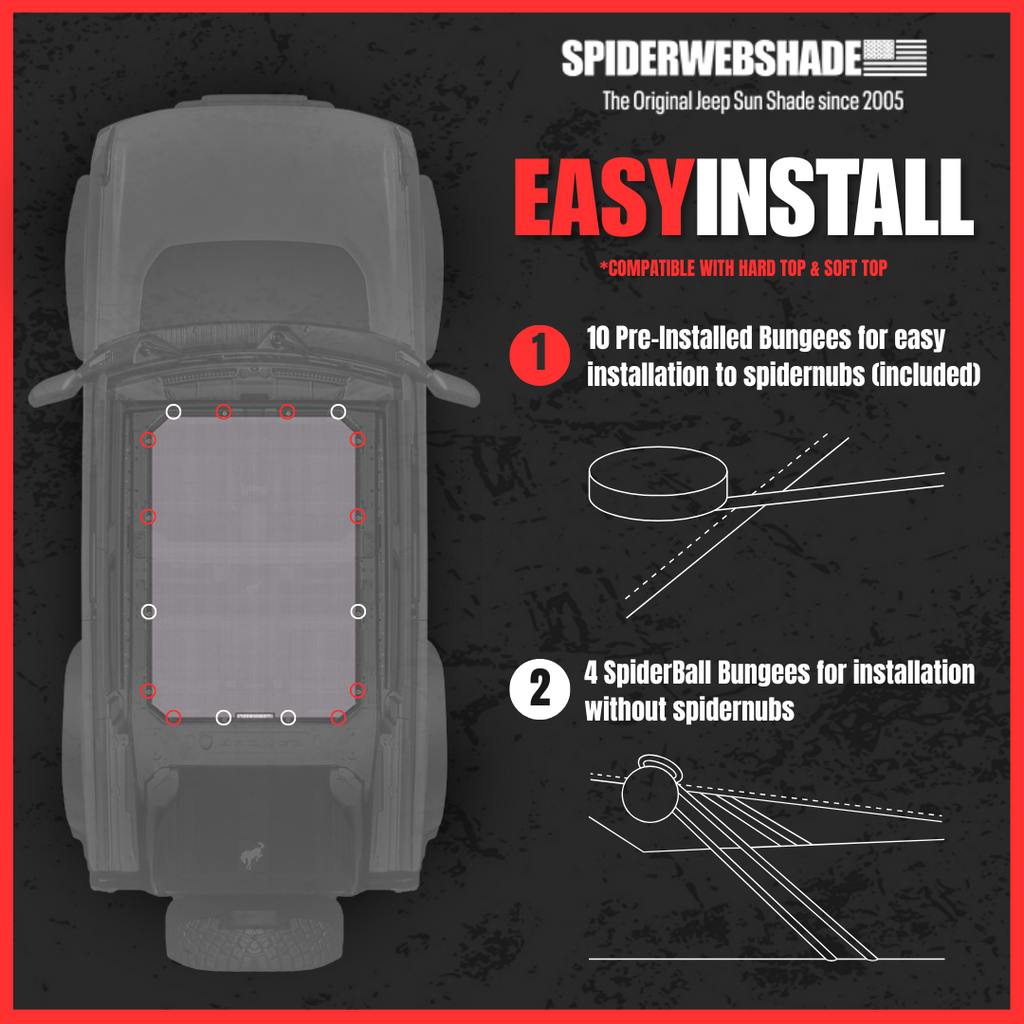 Ford Bronco Sun Shade Solid Color Shade Top (2021–2026)