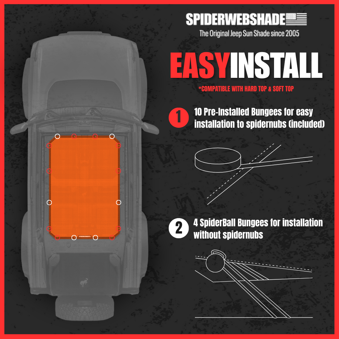 Ford Bronco Sun Shade Solid Color Shade Top (2021–2026)