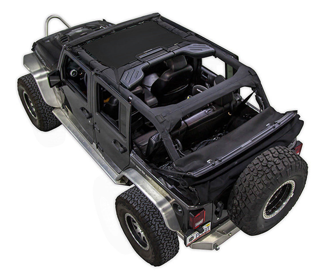 Jeep Wrangler JKU 4-Door Sun Shade Solid Color Shade Top (2007–2017)