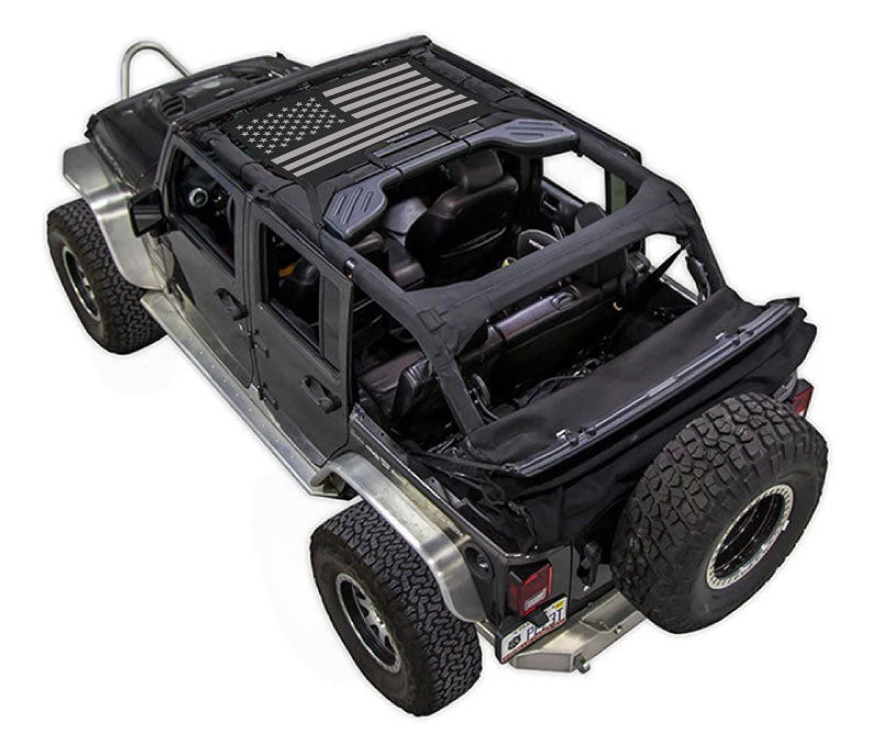 Jeep Wrangler JKU 4-Door Sun Shade Stock Printed Shade Top (2007–2017)