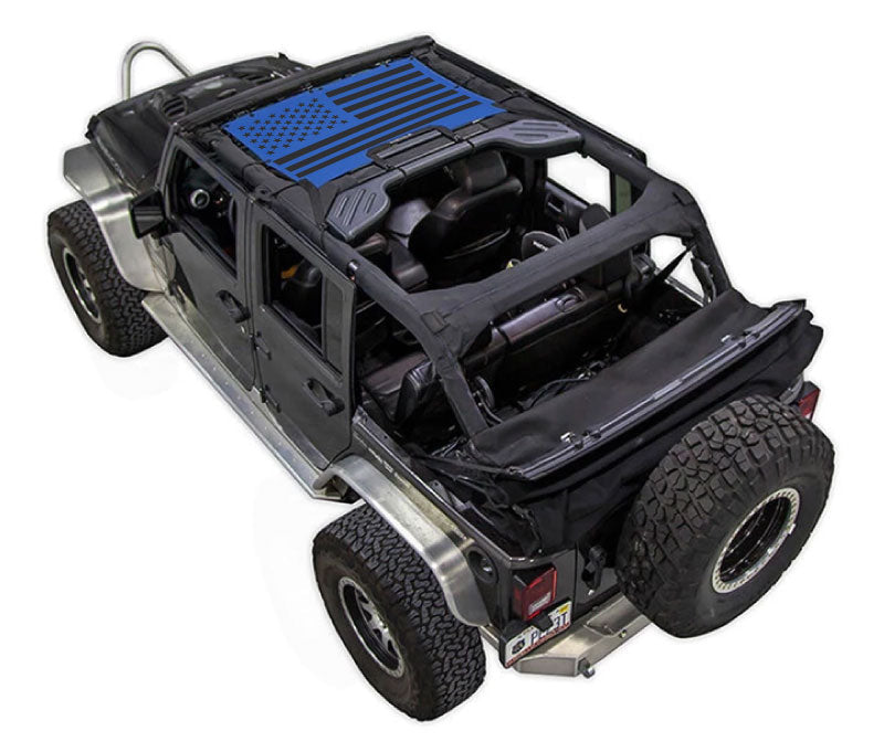 Jeep Wrangler JKU 4-Door Sun Shade Stock Printed Shade Top (2007–2017)