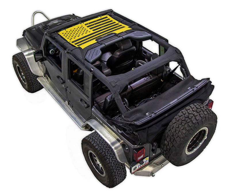 Jeep Wrangler JKU 4-Door Sun Shade Stock Printed Shade Top (2007–2017)