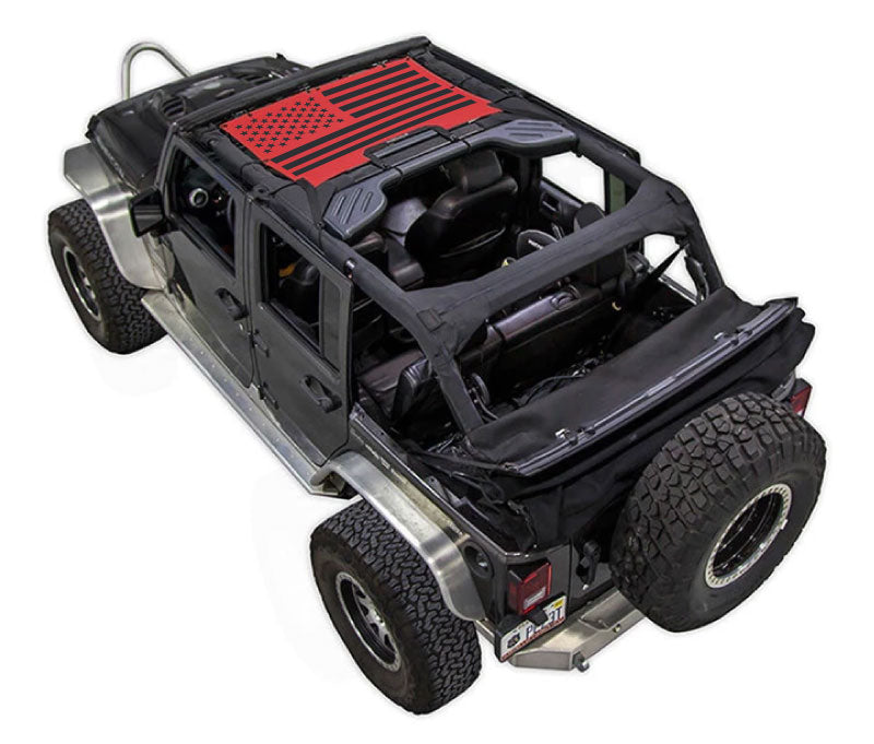 Jeep Wrangler JKU 4-Door Sun Shade Stock Printed Shade Top (2007–2017)