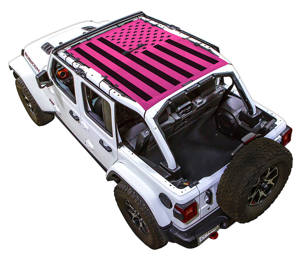 Jeep Wrangler JLU 4-Door Sun Shade Stock Printed Shade Top (2018–2026)