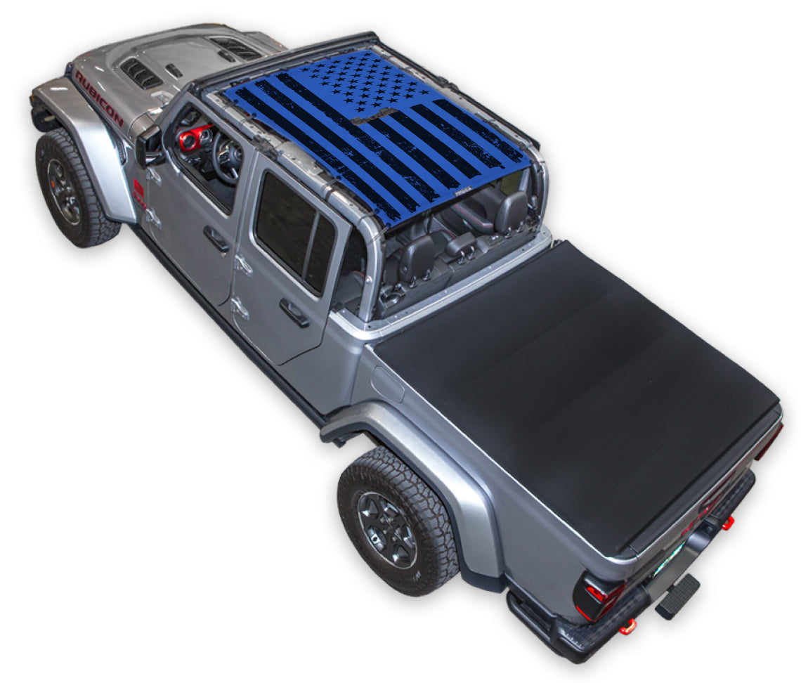 Jeep Gladiator JT Sun Shade Stock Printed Shade Top (2019–2026)
