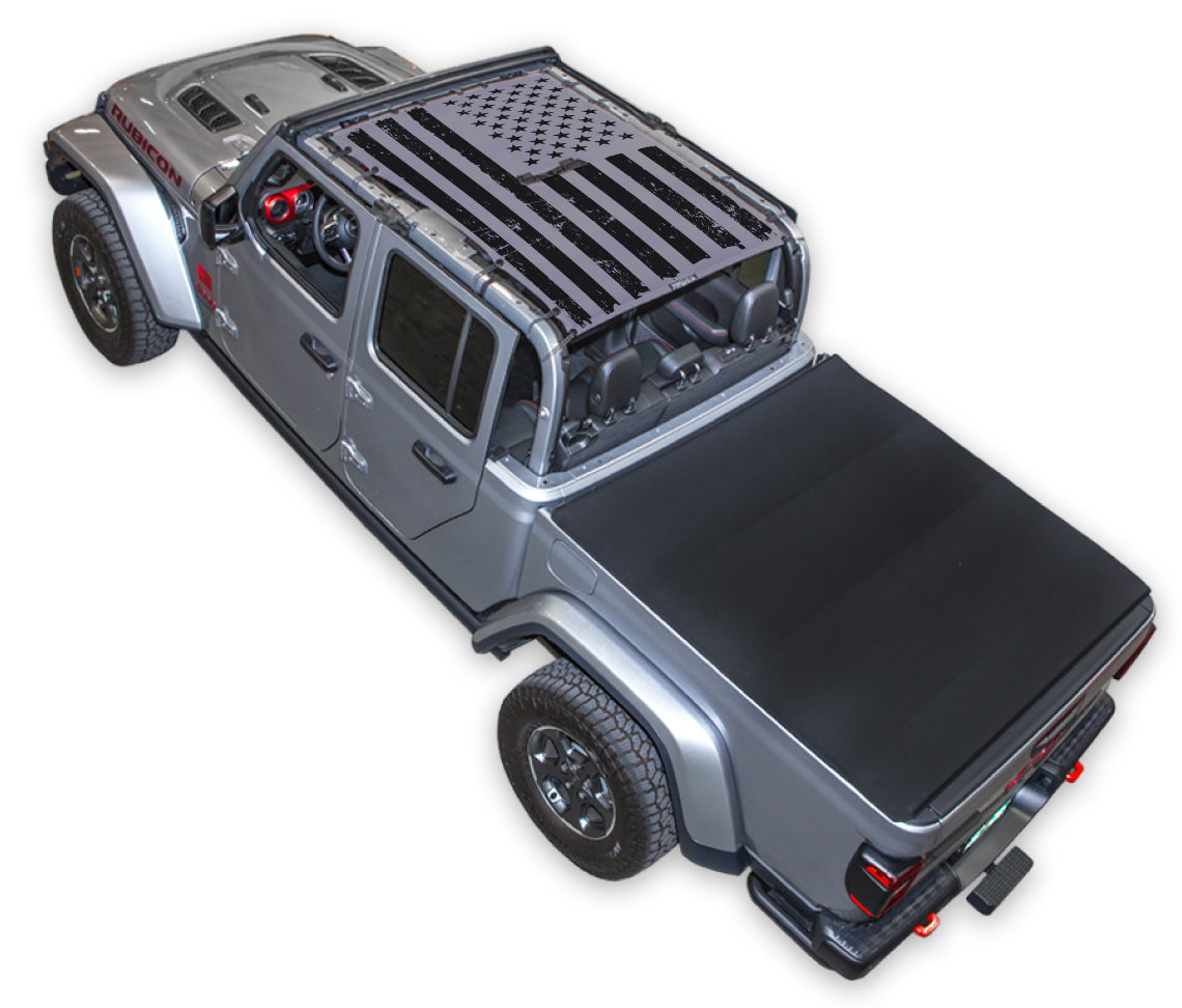 Jeep Gladiator JT Sun Shade Stock Printed Shade Top (2019–2026)