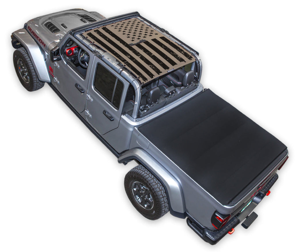 Jeep Gladiator JT Sun Shade Stock Printed Shade Top (2019–2026)