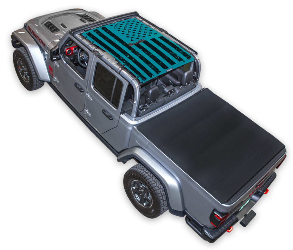 Jeep Gladiator JT Sun Shade Stock Printed Shade Top (2019–2026)