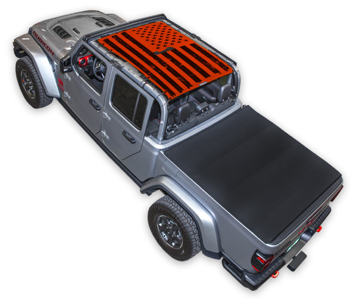Jeep Gladiator JT Sun Shade Stock Printed Shade Top (2019–2026)