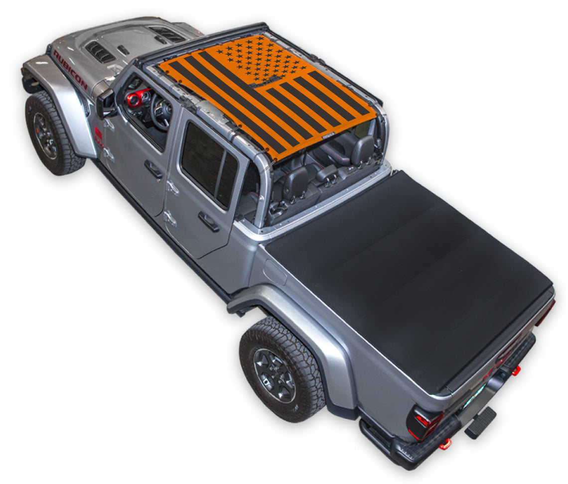 Jeep Gladiator JT Sun Shade Stock Printed Shade Top (2019–2026)