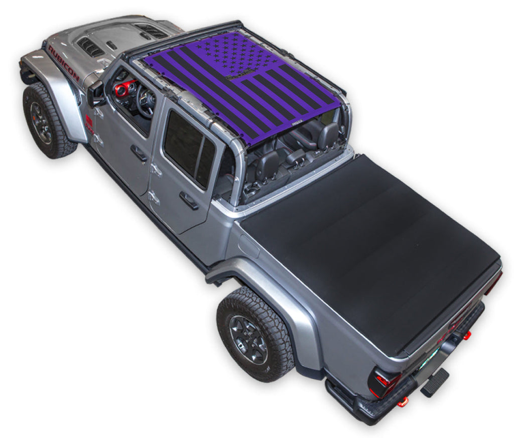 Jeep Gladiator JT Sun Shade Stock Printed Shade Top (2019–2026)