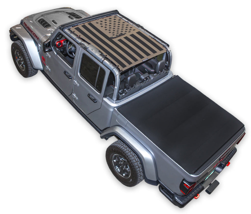 Jeep Gladiator JT Sun Shade Stock Printed Shade Top (2019–2026)