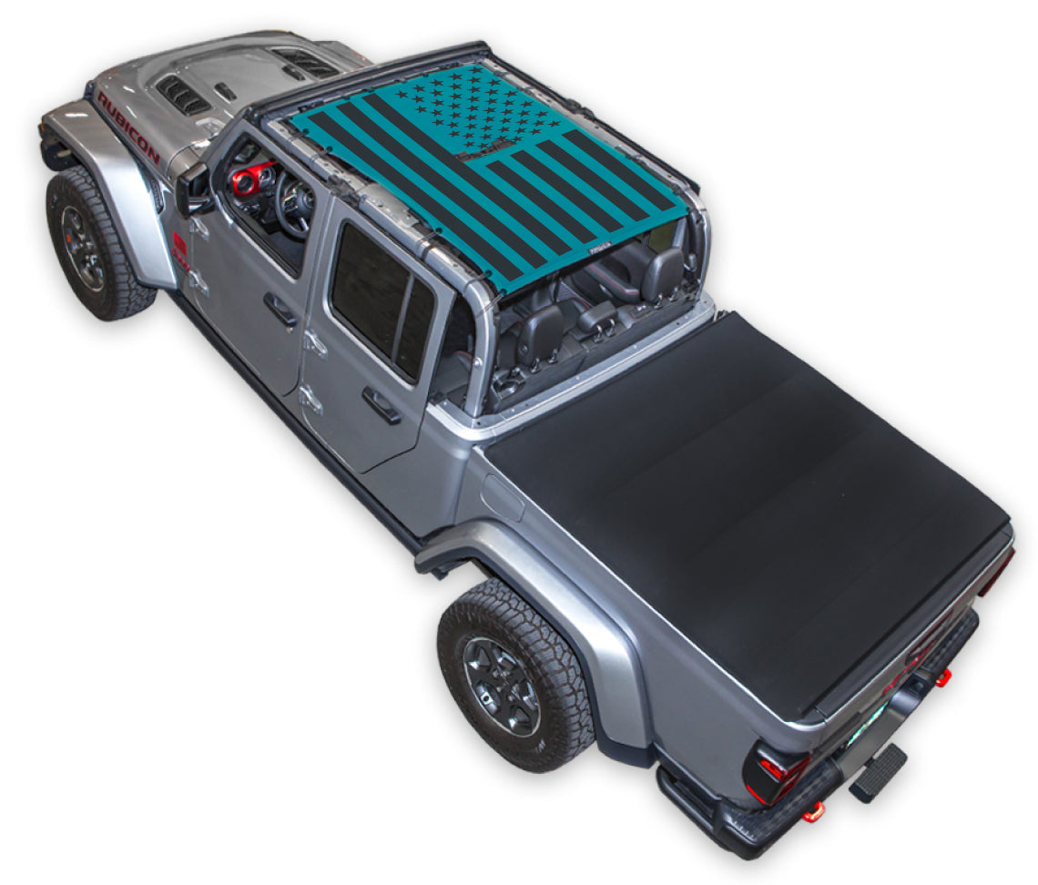 Jeep Gladiator JT Sun Shade Stock Printed Shade Top (2019–2026)