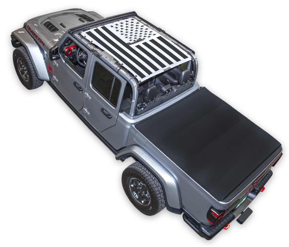 Jeep Gladiator JT Sun Shade Stock Printed Shade Top (2019–2026)