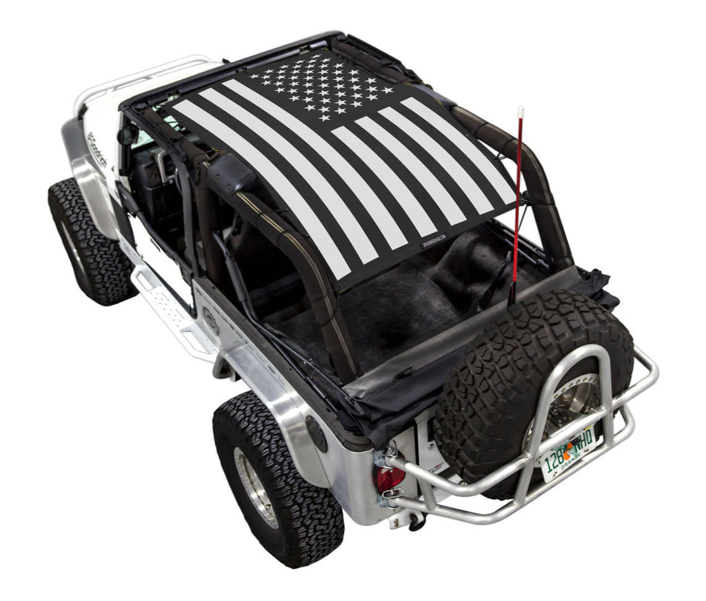 Jeep Wrangler LJ Sun Shade Stock Printed Shade Top (2004–2006)