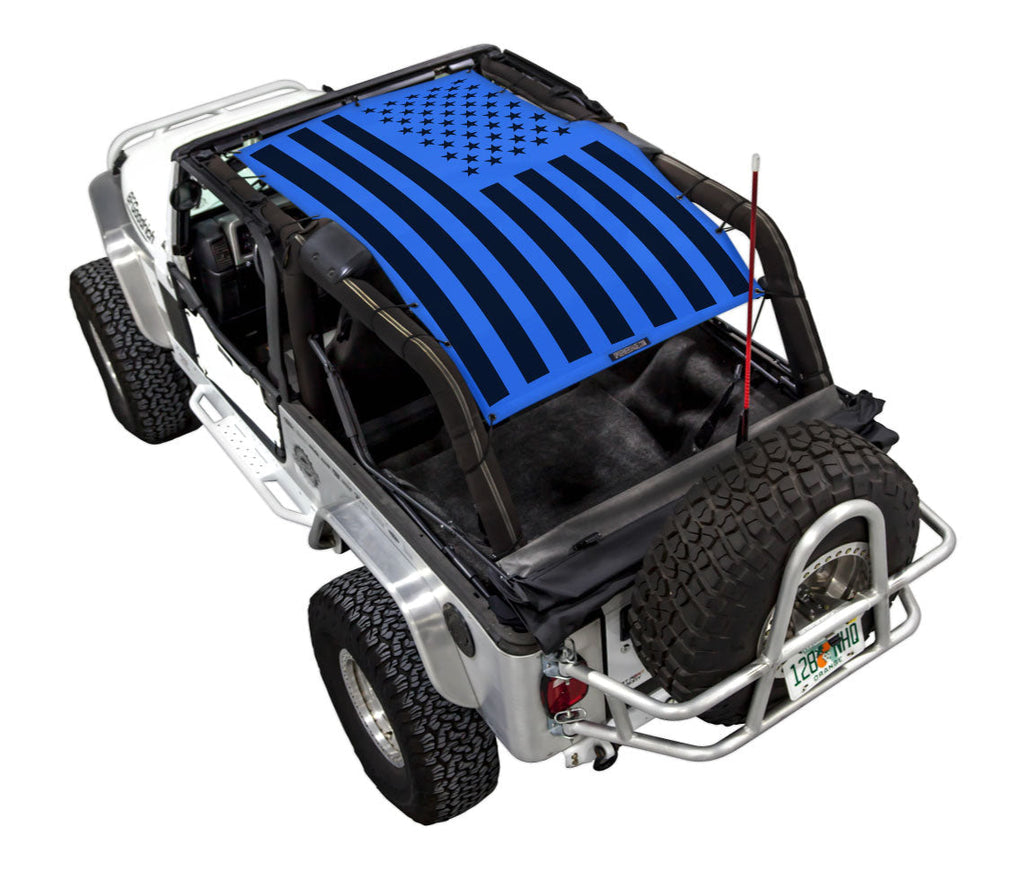 Jeep Wrangler LJ Sun Shade Stock Printed Shade Top (2004–2006)