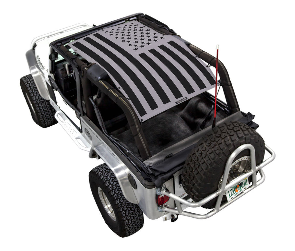 Jeep Wrangler LJ Sun Shade Stock Printed Shade Top (2004–2006)