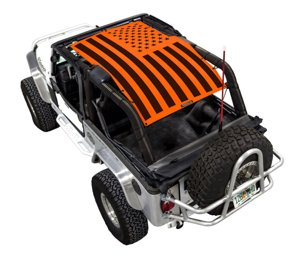 Jeep Wrangler LJ Sun Shade Stock Printed Shade Top (2004–2006)