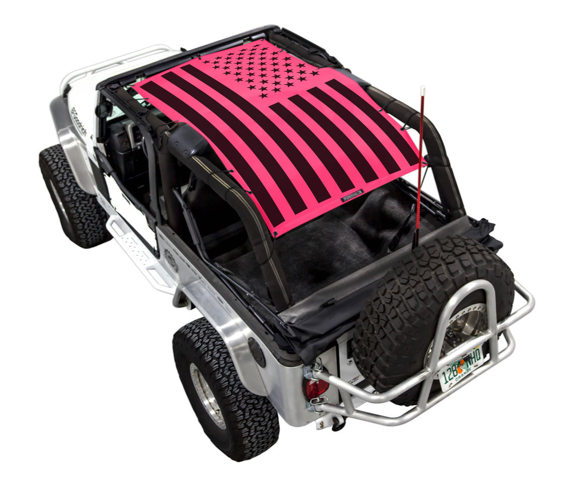 Jeep Wrangler LJ Sun Shade Stock Printed Shade Top (2004–2006)