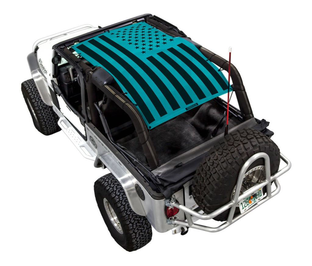 Jeep Wrangler LJ Sun Shade Stock Printed Shade Top (2004–2006)