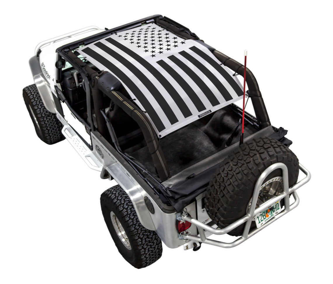 Jeep Wrangler LJ Sun Shade Stock Printed Shade Top (2004–2006)