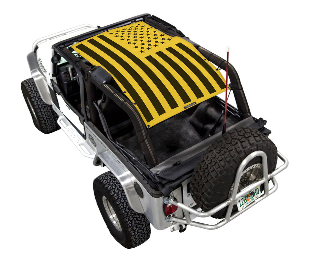Jeep Wrangler LJ Sun Shade Stock Printed Shade Top (2004–2006)