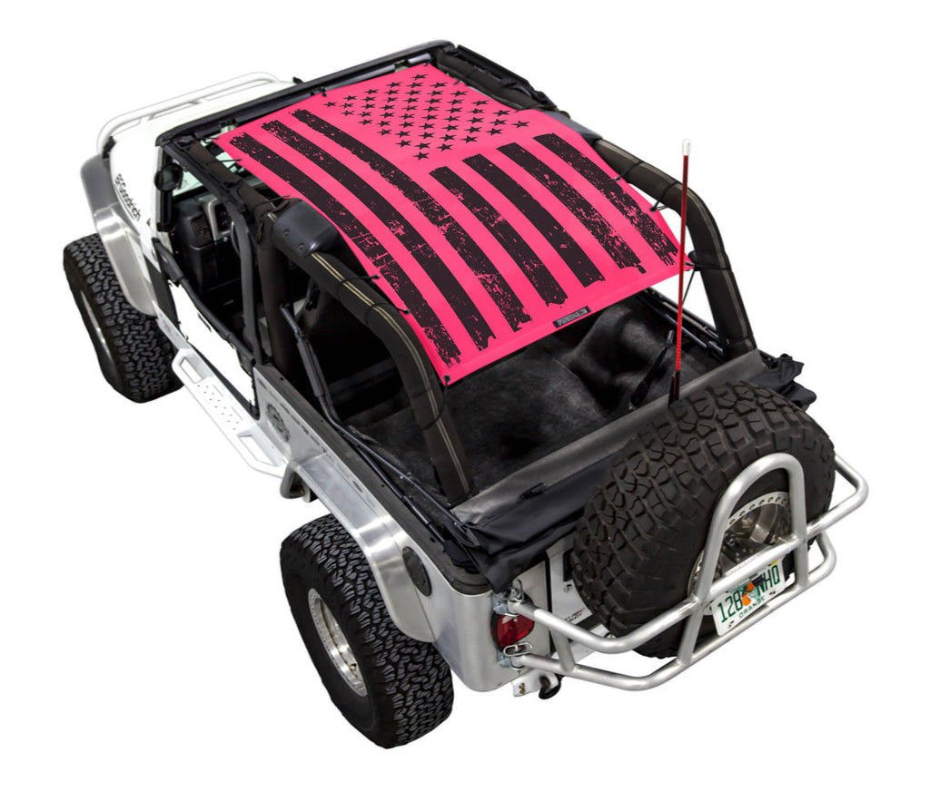 Jeep Wrangler LJ Sun Shade Stock Printed Shade Top (2004–2006)
