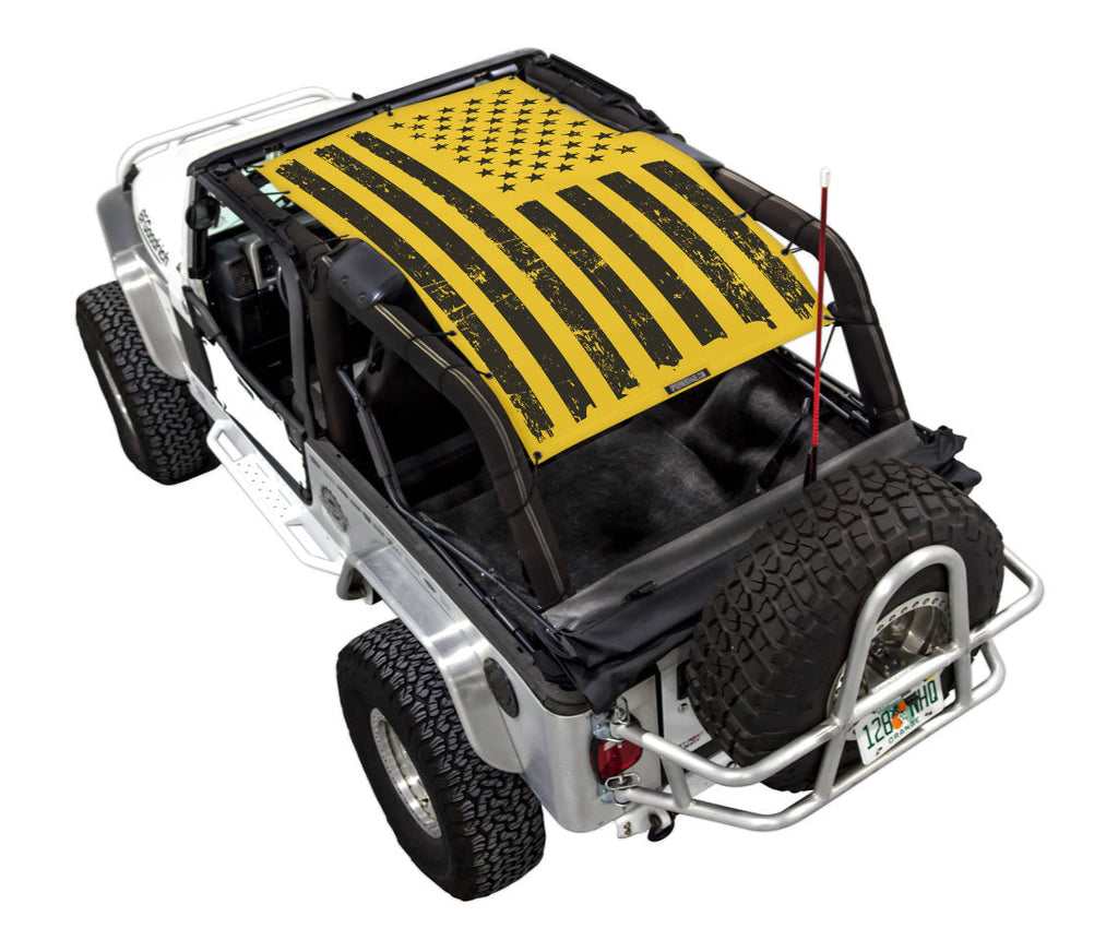 Jeep Wrangler LJ Sun Shade Stock Printed Shade Top (2004–2006)