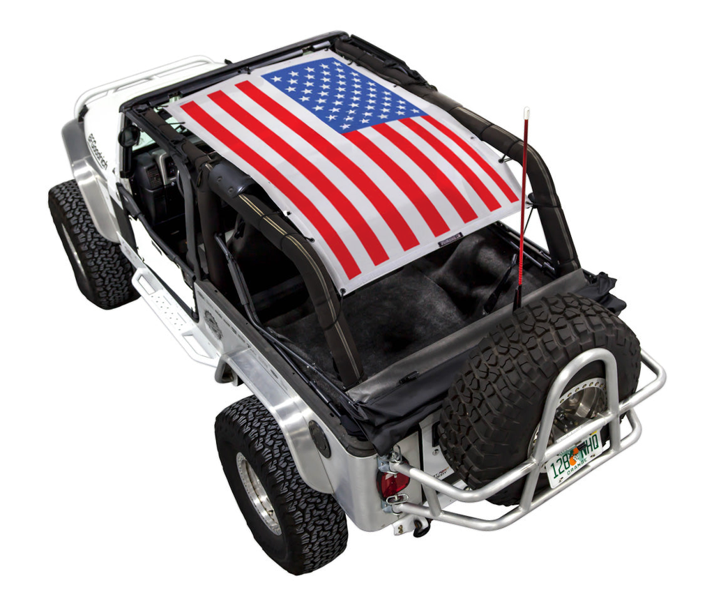 Jeep Wrangler LJ Sun Shade Stock Printed Shade Top (2004–2006)