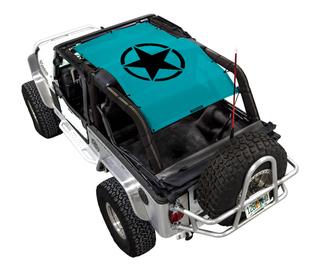 Jeep Wrangler LJ Sun Shade Stock Printed Shade Top (2004–2006)