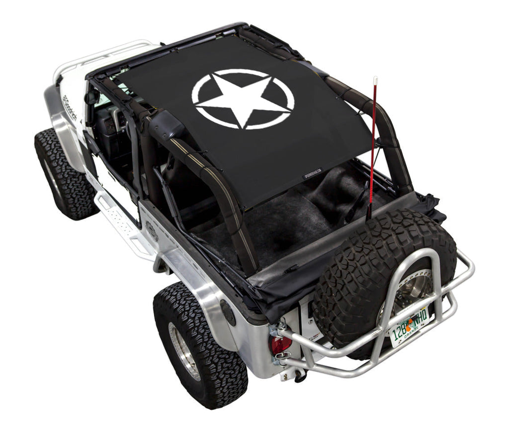 Jeep Wrangler LJ Sun Shade Stock Printed Shade Top (2004–2006)
