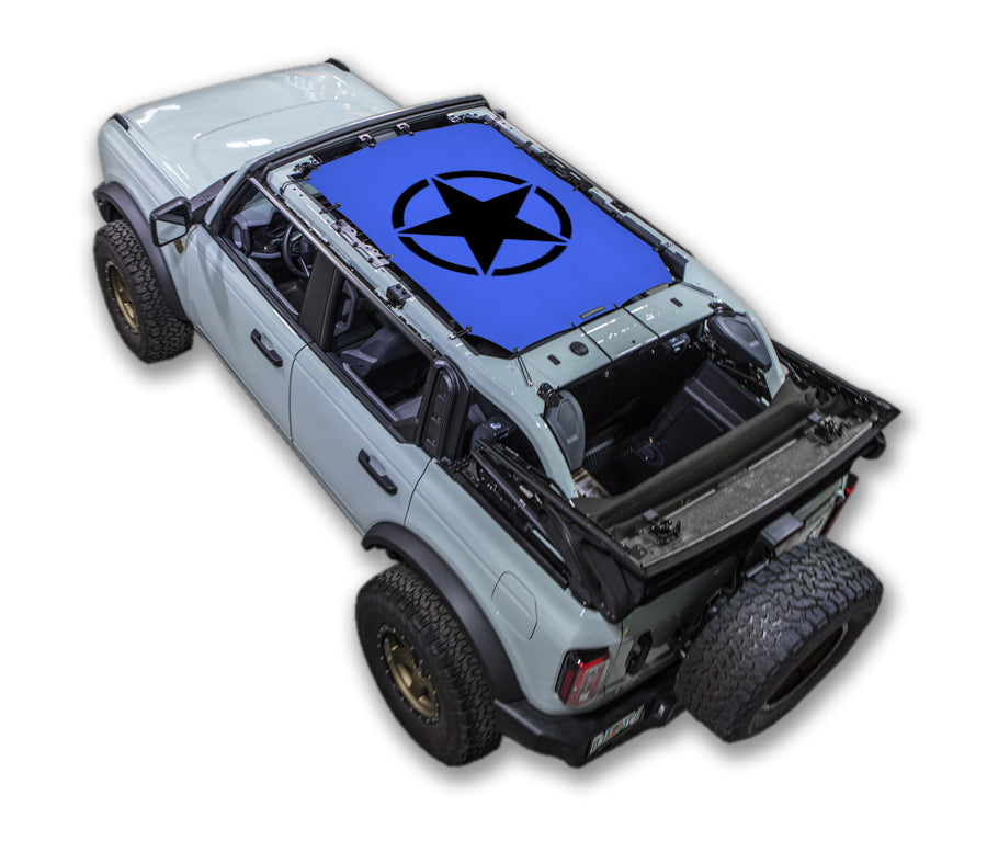 Ford Bronco Sun Shade Stock Printed Shade Top (2021–2026)