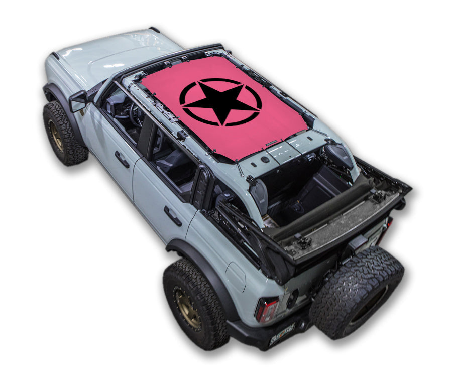 Ford Bronco Sun Shade Stock Printed Shade Top (2021–2026)