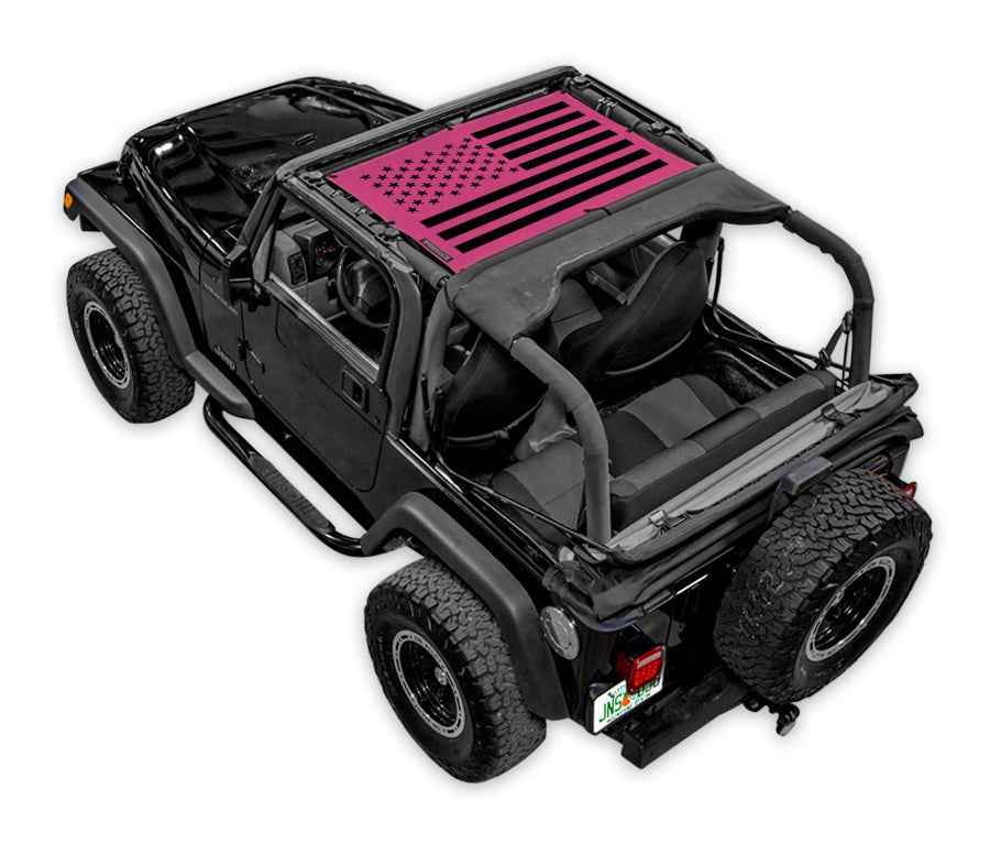 Jeep Wrangler TJ Sun Shade Stock Printed Shade Top (1997–2006)