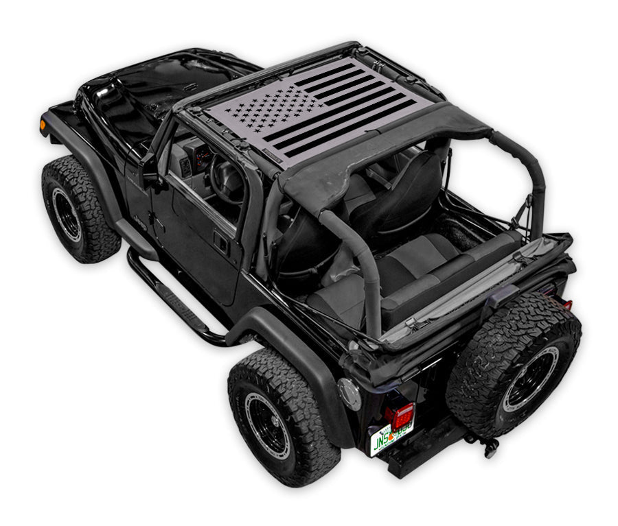 Jeep Wrangler TJ Sun Shade Stock Printed Shade Top (1997–2006)