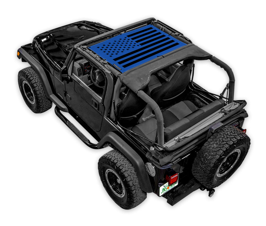 Jeep Wrangler TJ Sun Shade Stock Printed Shade Top (1997–2006)