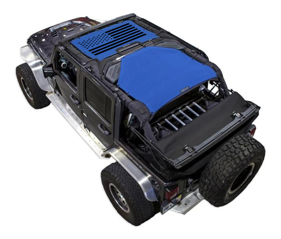 Jeep Wrangler JKU 4-Door Sun Shade Stock Printed Shade Top (2007–2017)