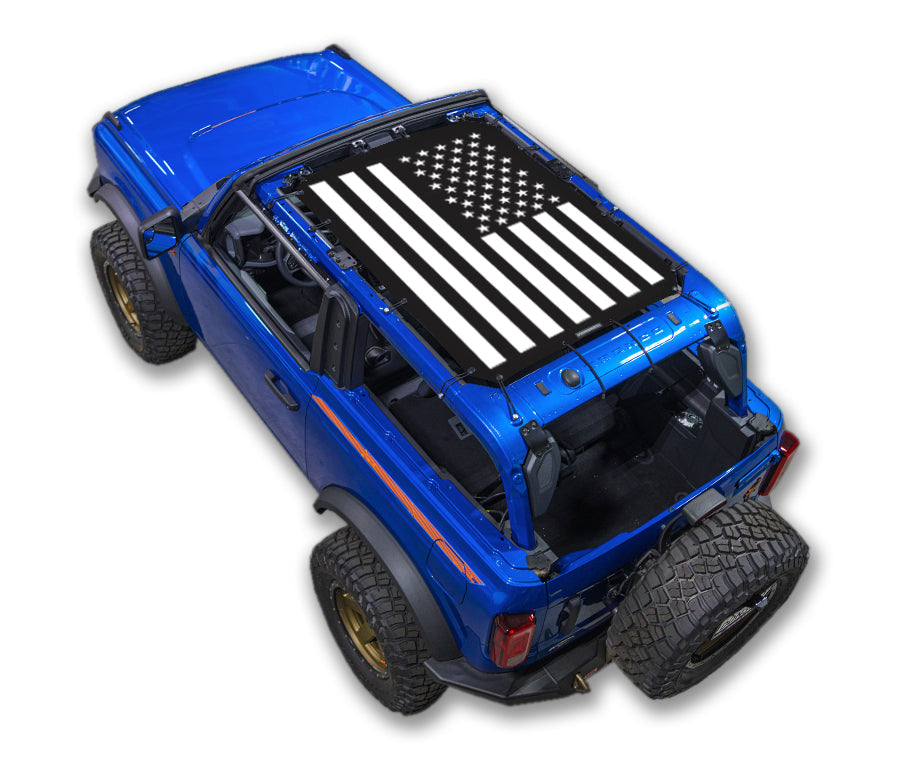 Ford Bronco Sun Shade Stock Printed Shade Top (2021–2026)